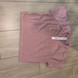 Lululemon Athletica Soft Pink Ribbed Top cropped